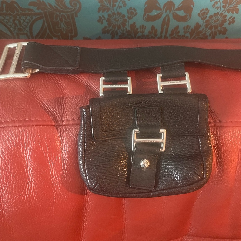 Michael Kors Genuine Leather Belt Bag